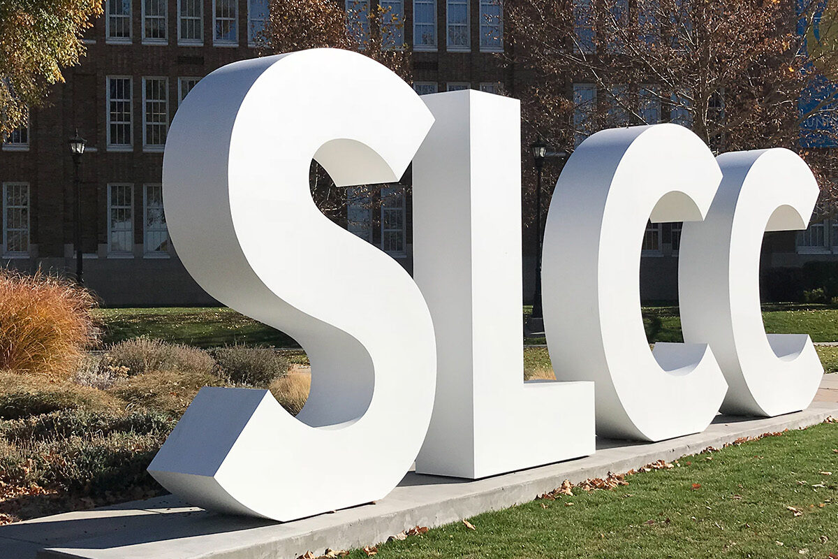 6 foot tall Monument SLCC Letters