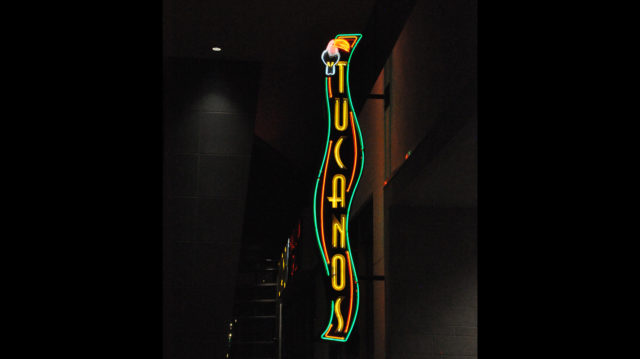 Neon on Blade Sign