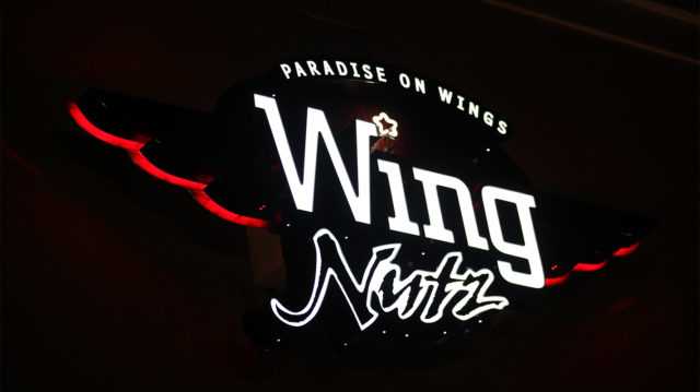 wing nuts channel letters with wings